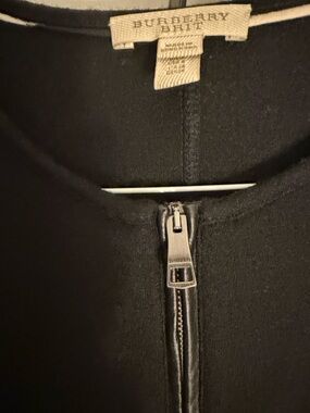Burberry Brit Black Zip-Front Dress